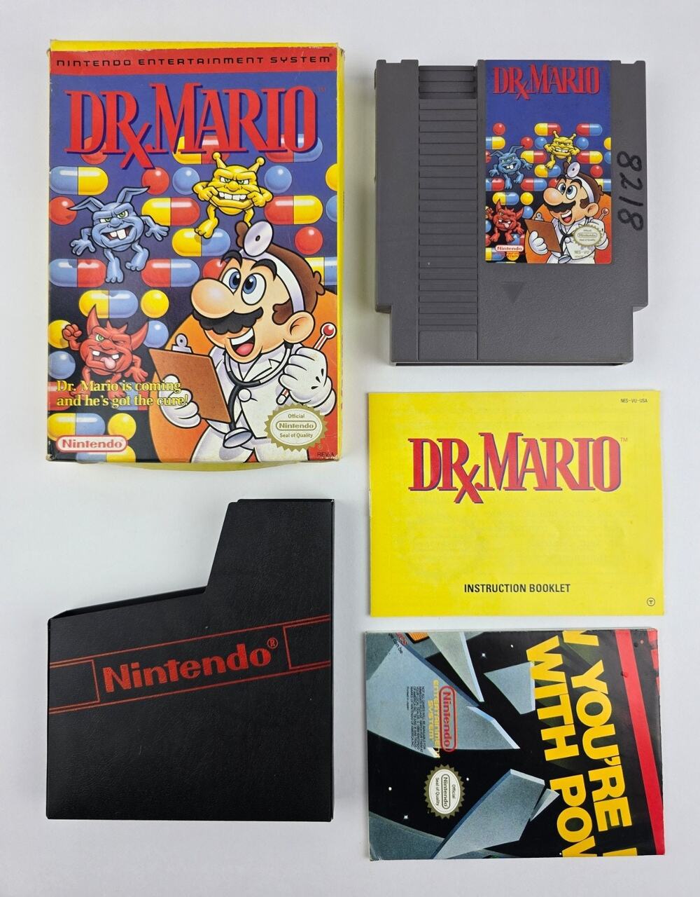 Dr. Mario Nintendo NES Complete in Box w/ Manual Foam & Poster